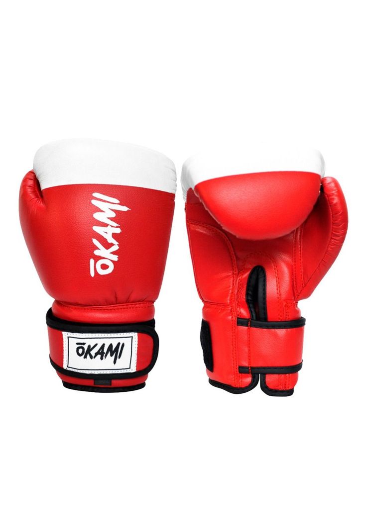 Guante Box Okami Profesional Rojo Blanco-2