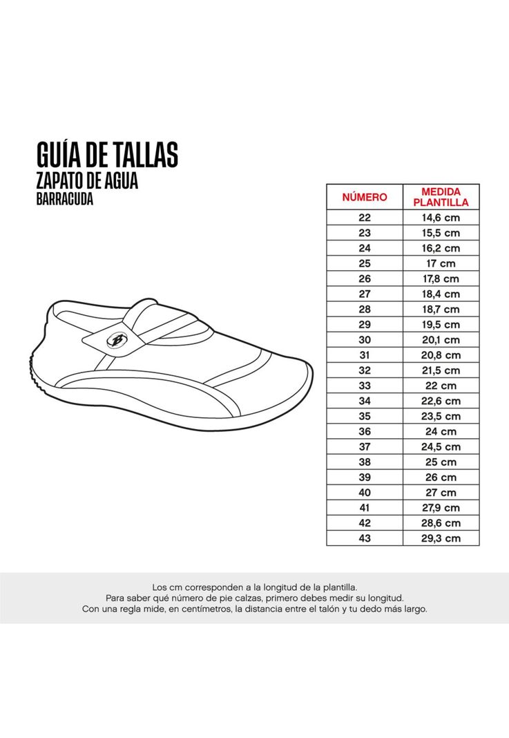 ZAPATO DE AGUA BARRACUDA AQUASHOES LI-NG -1