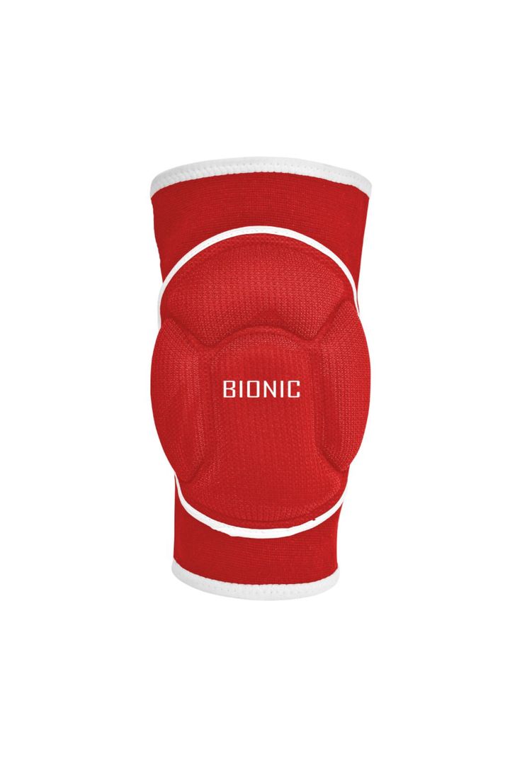 RODILLERA ELASTICADA BIONIC VOLLEY PAR ROJO