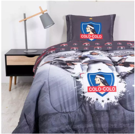 Plumón Reversible Colo Colo Single ( Apto 1 Pl Y 1.5 Pl) eterno-0