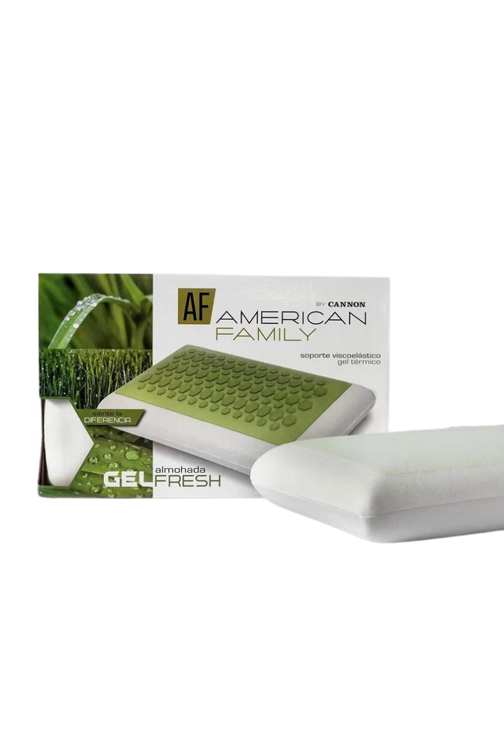 Almohada Viscoelástica Gel Memory Foam Af Cannon 60x40cm-0