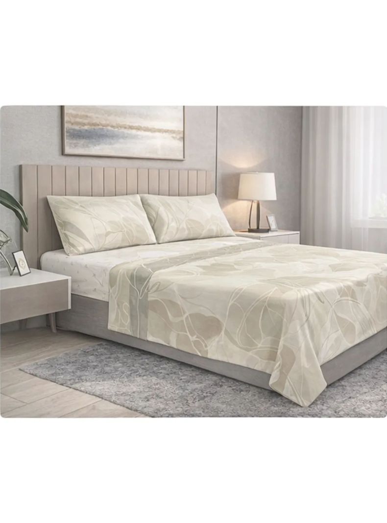 Sabana 2 Plaza Premium 144 Hilos Marca Doral Compose