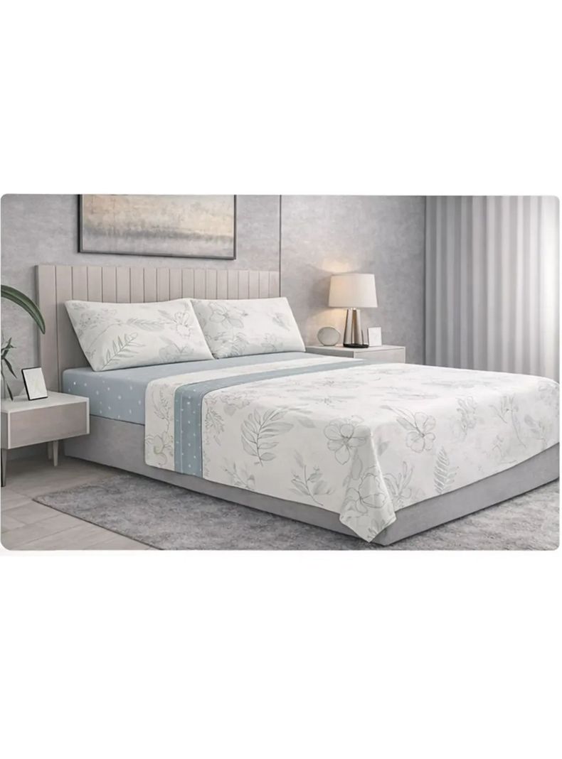 Sabana 2 Plaza Premium 144 Hilos Marca Doral Compose