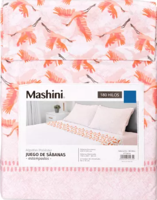 Sábanas 2 Plazas 180 Hilos Mashini  Fauna-0