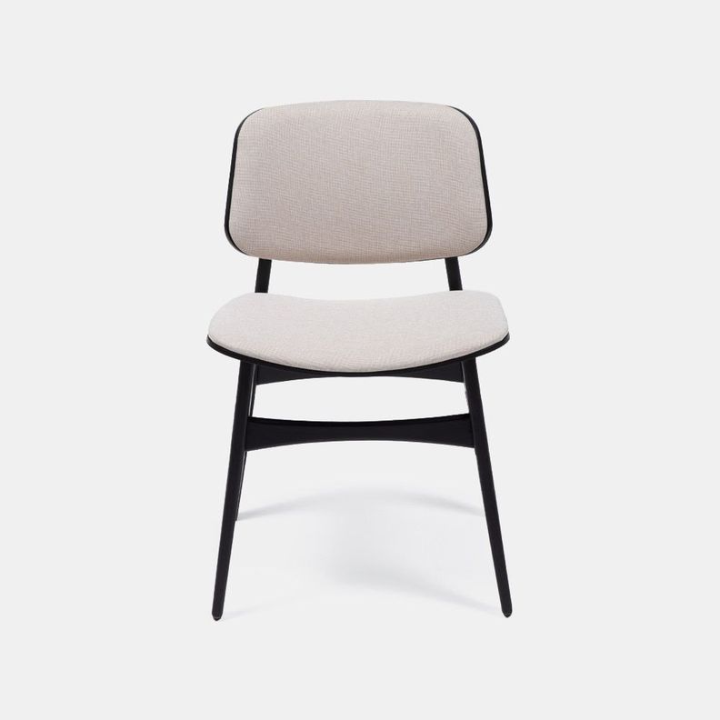SILLA COMEDOR ASTON NEGRA TELA ARENA-0
