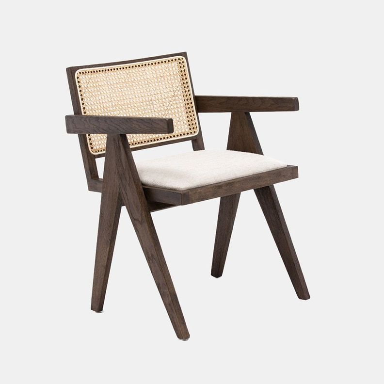 SILLON PIERRE OAK DARK Y BEIGE-1