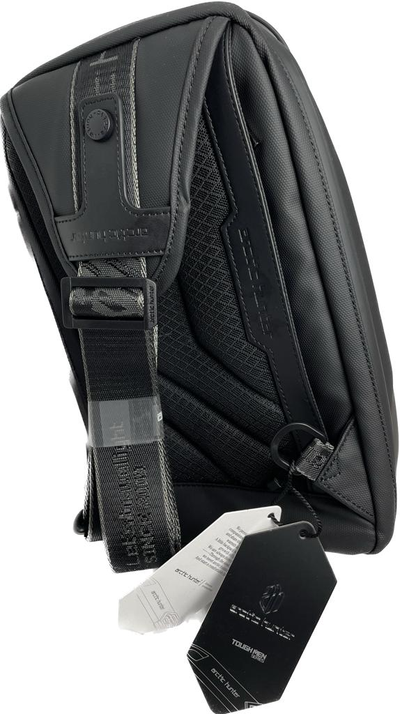Mochila Negra Cruzada Bandolera Arctic Hunter Viajeros-6