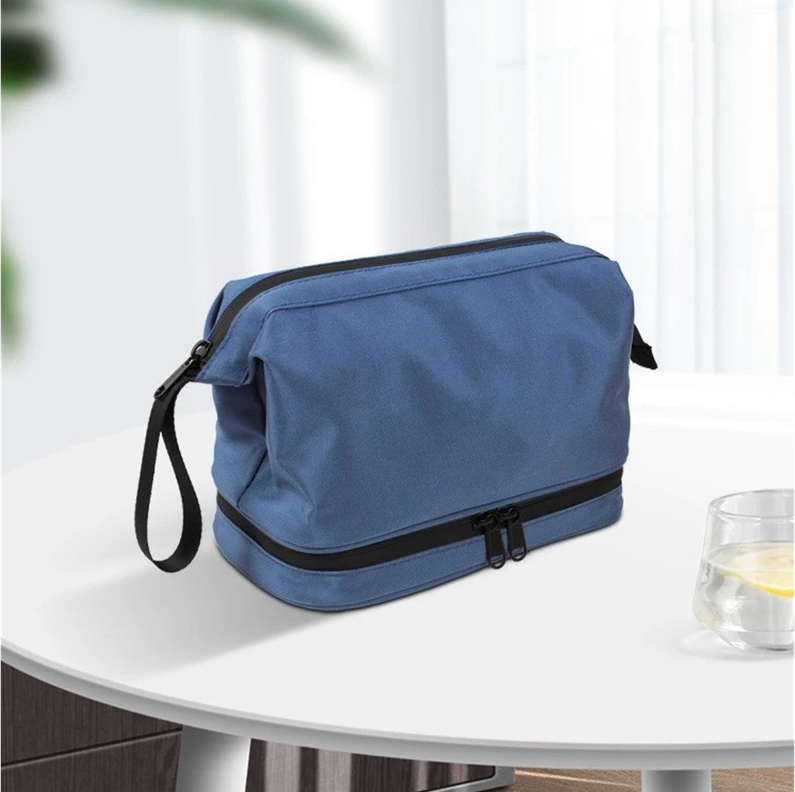 Neceser Viaje Impermeable Gran Capacidad Separacion Seco Humedo con Cierre