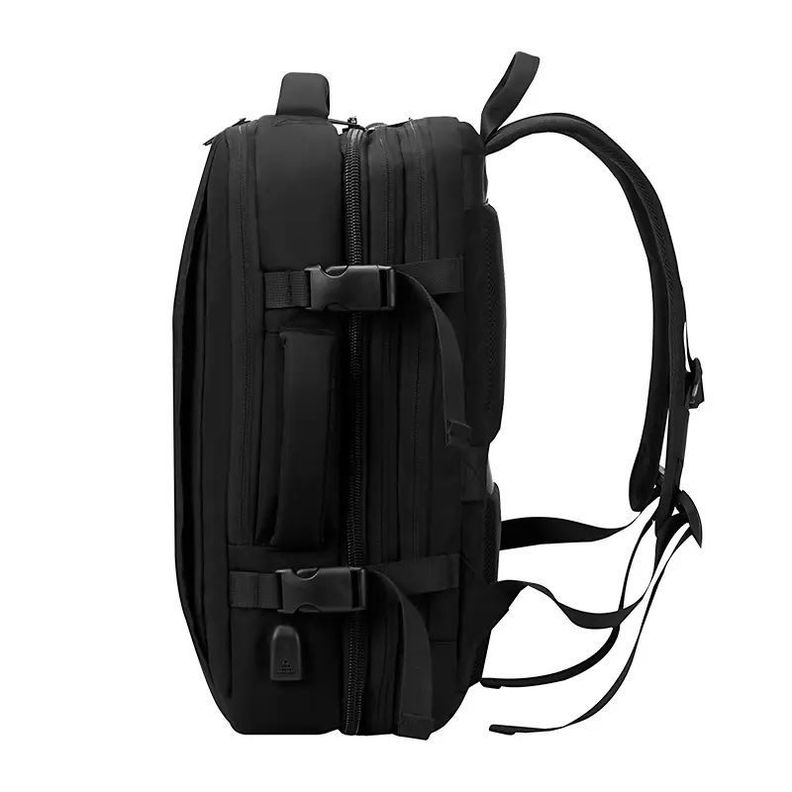 Mochila Viral Avión USB Expandible de 22 a 37L Viajeros -5