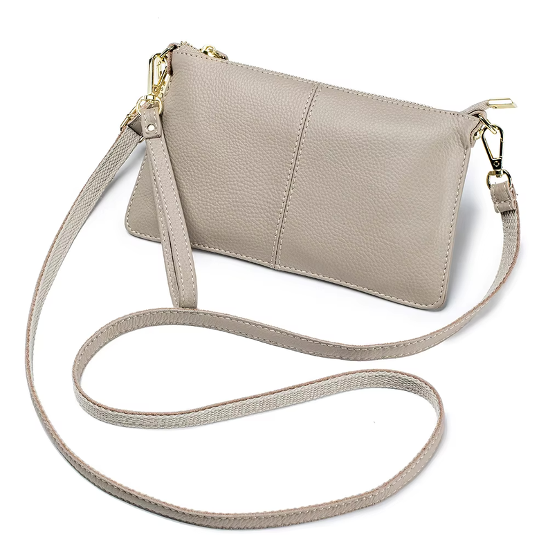 Cartera Bandolera para Mujer de Cuero Peque a Rectangular