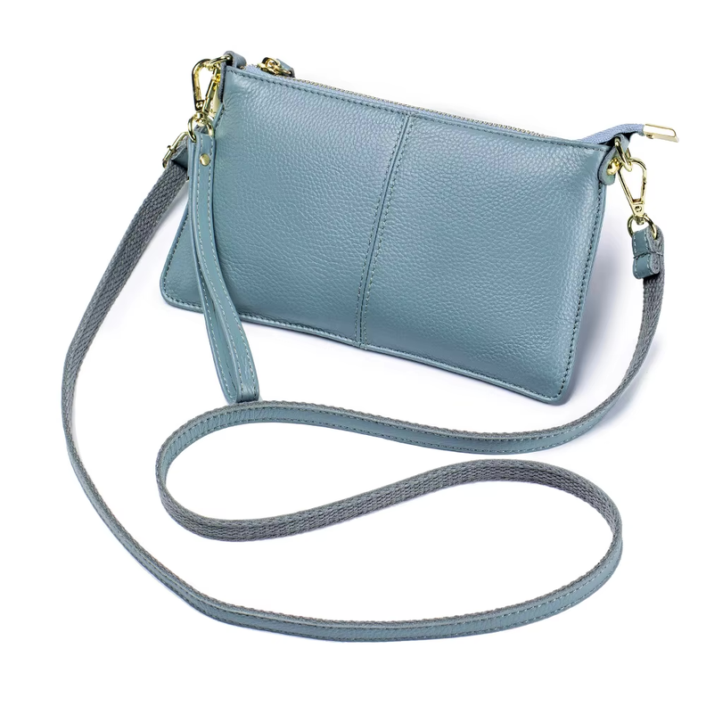Cartera Bandolera para Mujer de Cuero Peque a Rectangular