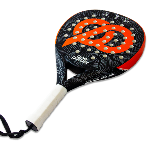 PALA PADEL ONE POWER CARBONO - NARANJO-1