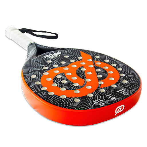 PALA PADEL ONE POWER CARBONO - NARANJO-2