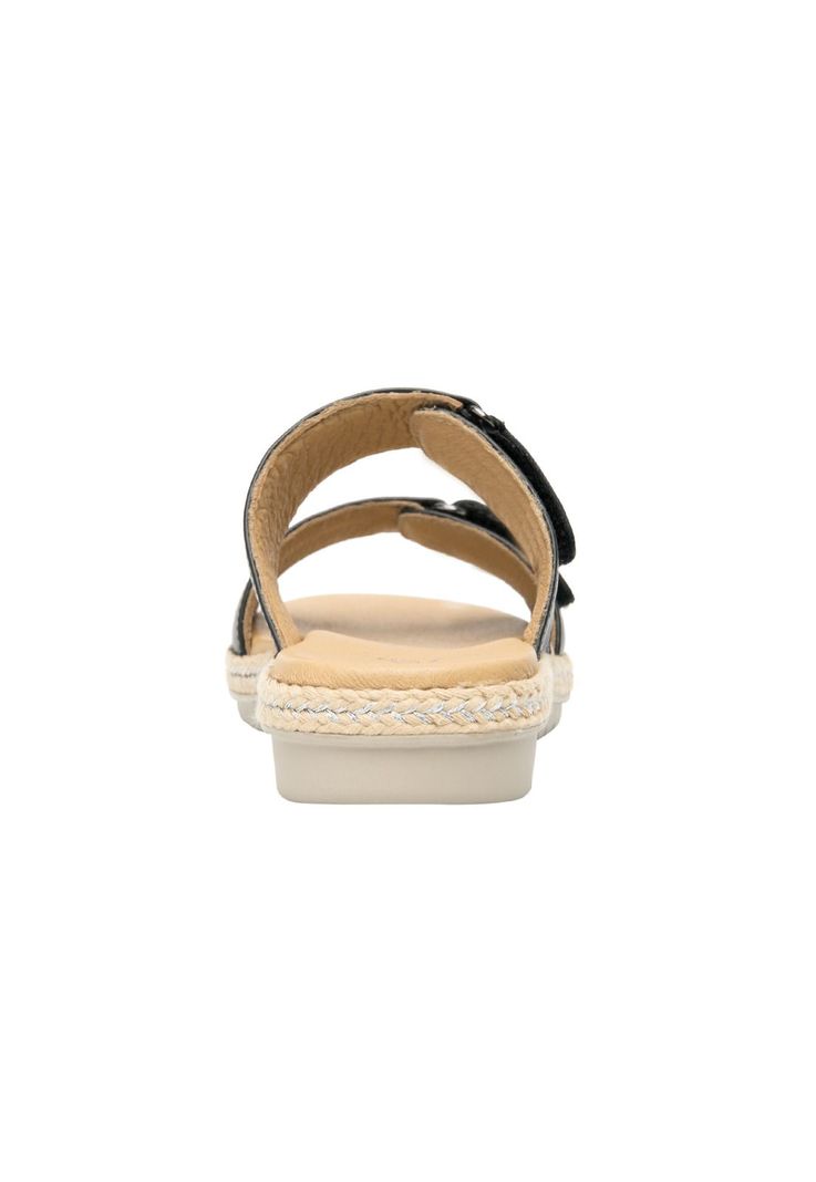 Sandalia Mujer Cuero Peonia Negro Flexi-5
