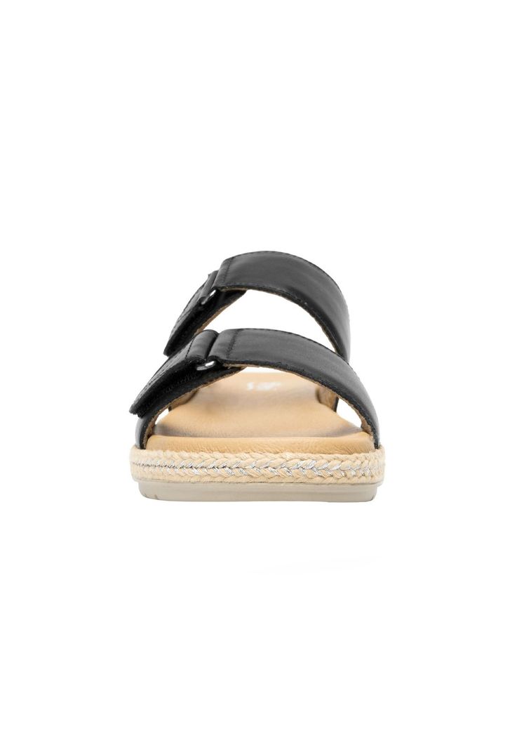 Sandalia Mujer Cuero Peonia Negro Flexi-6