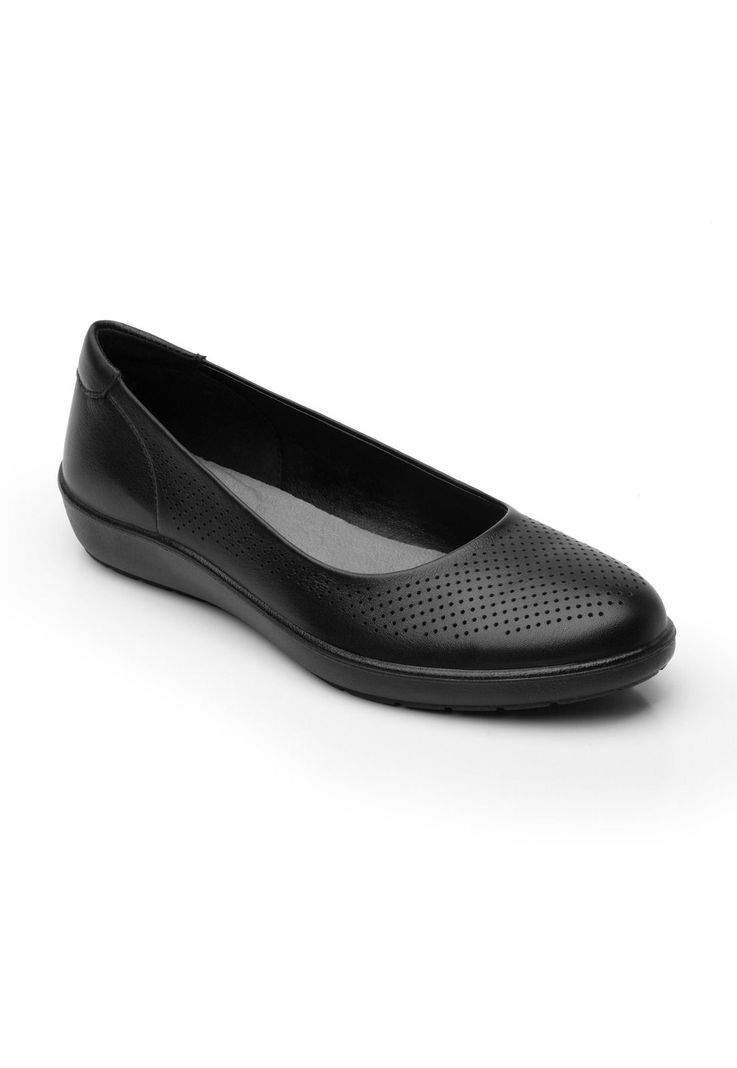 Zapato Mujer Cuero Amelie Negro Flexi-1