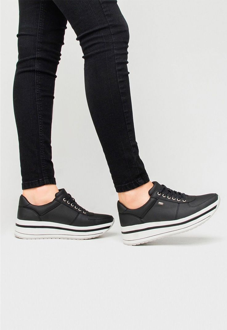 Zapatilla Mujer Alanis Negro Flexi-1