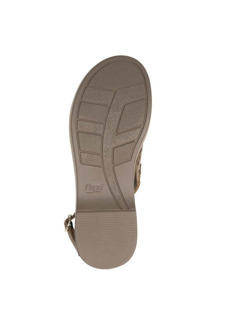 Sandalia Mujer Cuero Doha Café Flexi-2