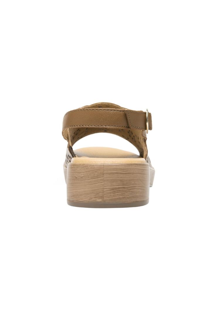 Sandalia Mujer Cuero Doha Café Flexi-4