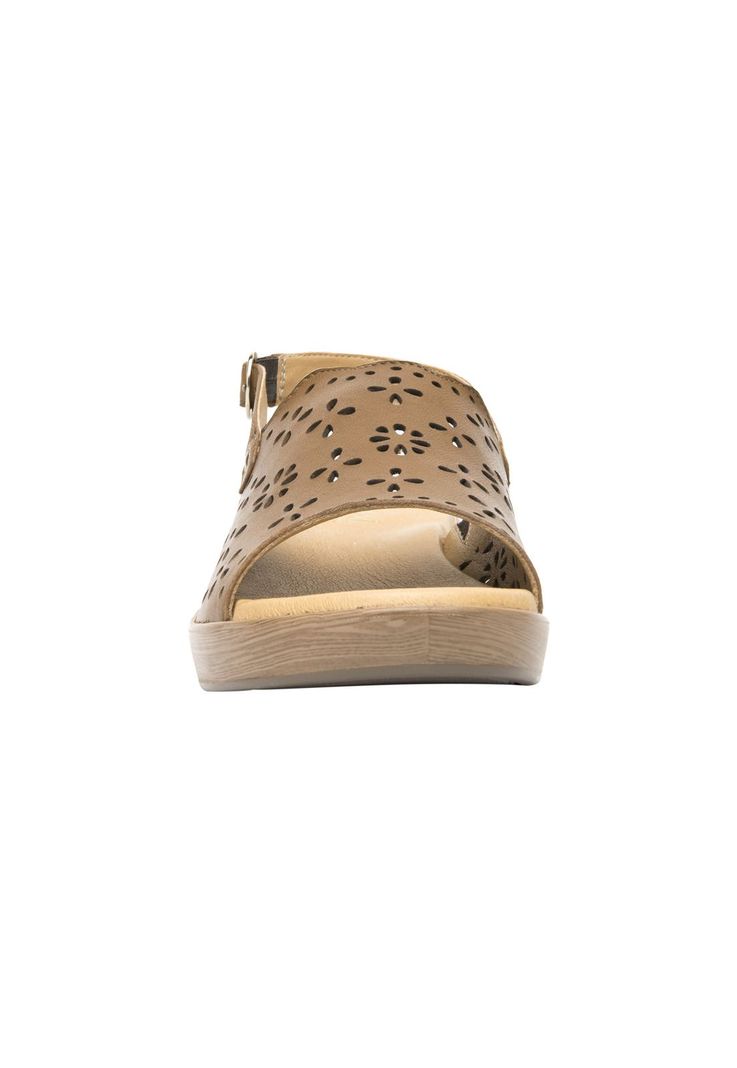 Sandalia Mujer Cuero Doha Café Flexi-6