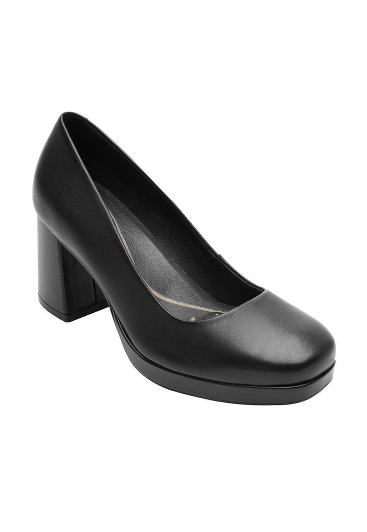 Zapato Mujer Cuero Mackenzie 127201 Negro-1