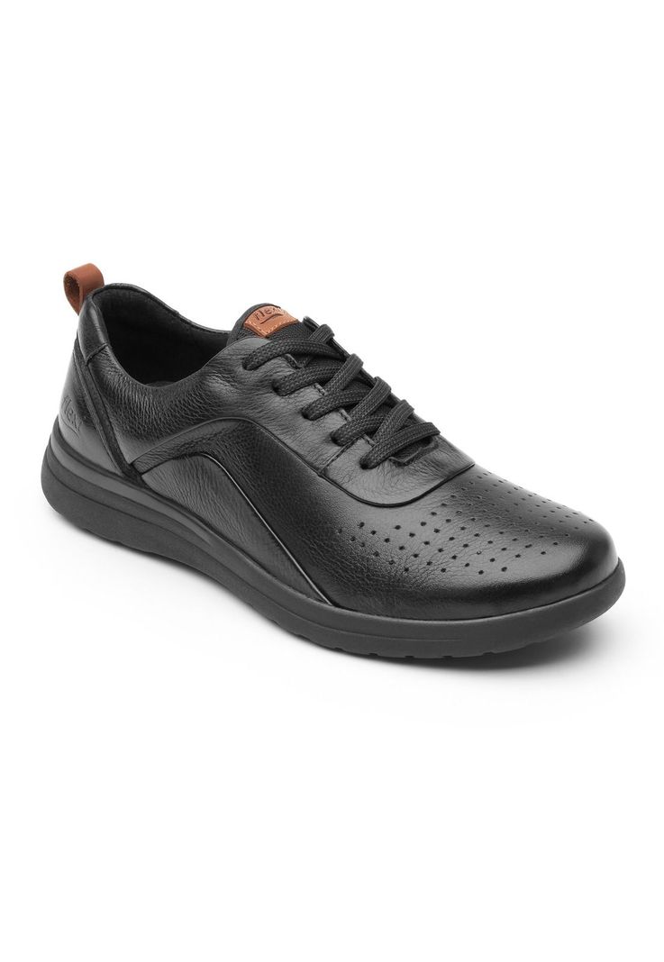 Zapatilla Mujer Cuero Traviata Negro Flexi-0