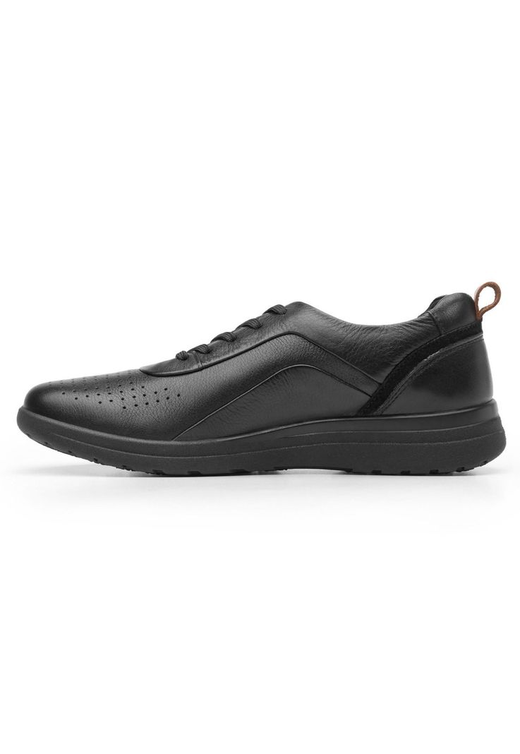 Zapatilla Mujer Cuero Traviata Negro Flexi-2