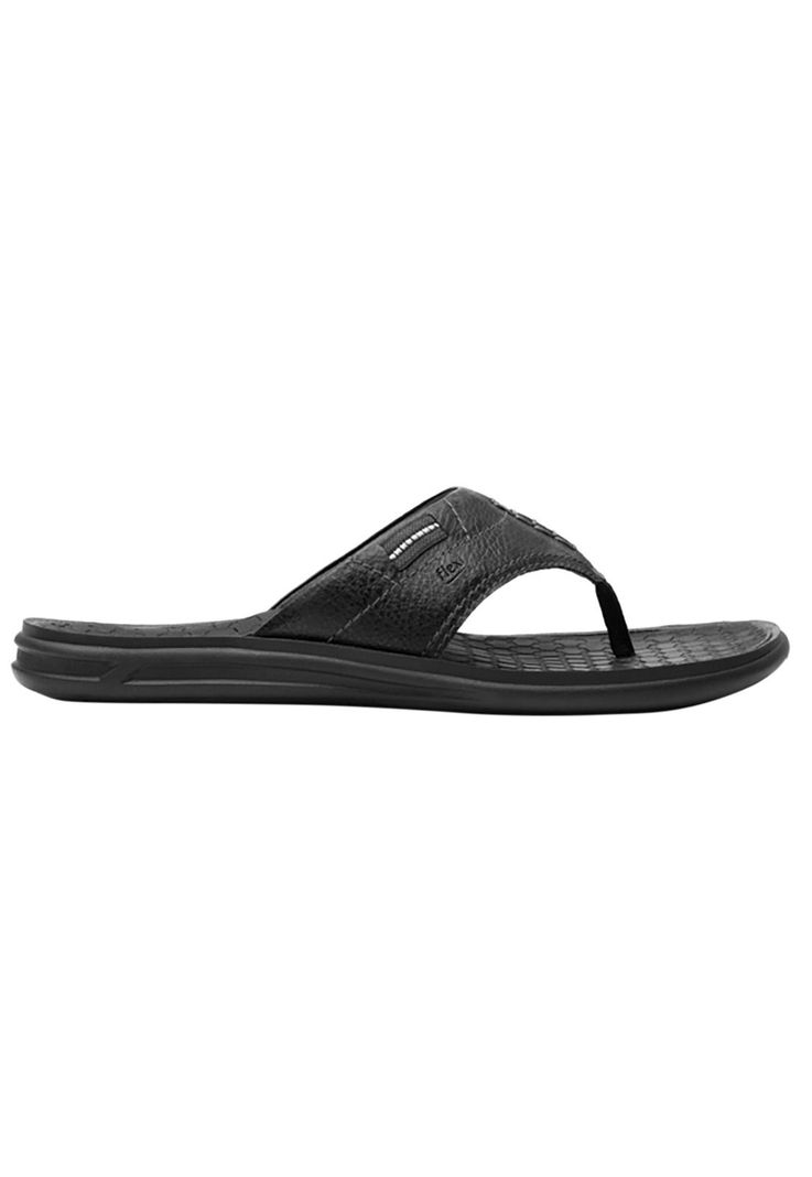 Sandalia Hombre Clifton Negro Flexi-0