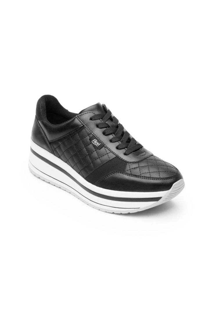 Zapatilla Flexi Mujer Alanis Negro-1