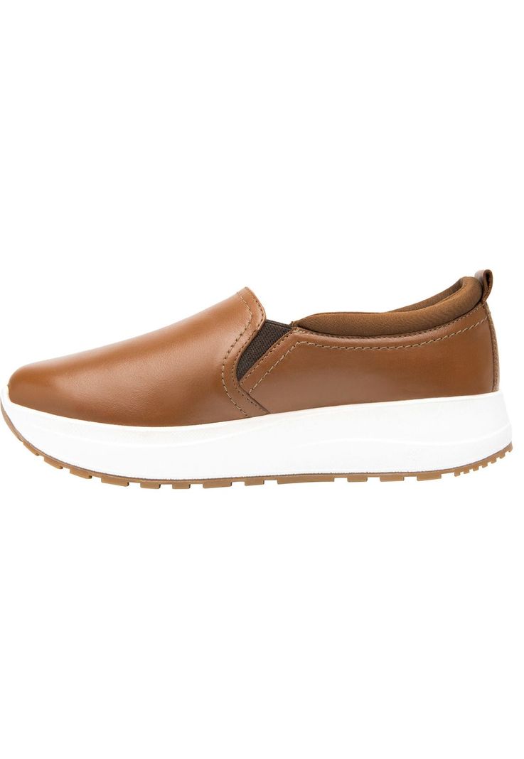 Zapatilla Mujer Cuero Atsiri Café Flexi-2