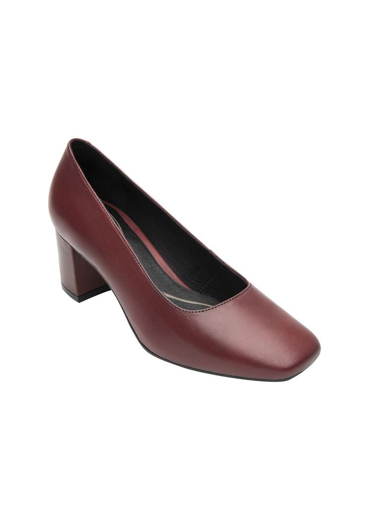 Zapato Mujer Cuero Marione Rojo Osc. Flexi-0
