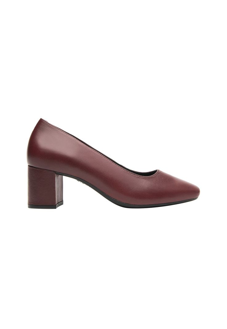 Zapato Mujer Cuero Marione Rojo Osc. Flexi-2