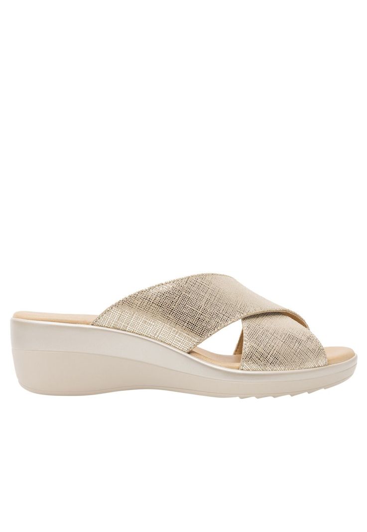 Sandalia Mujer Amapola 116011 Dorada Flexi-0