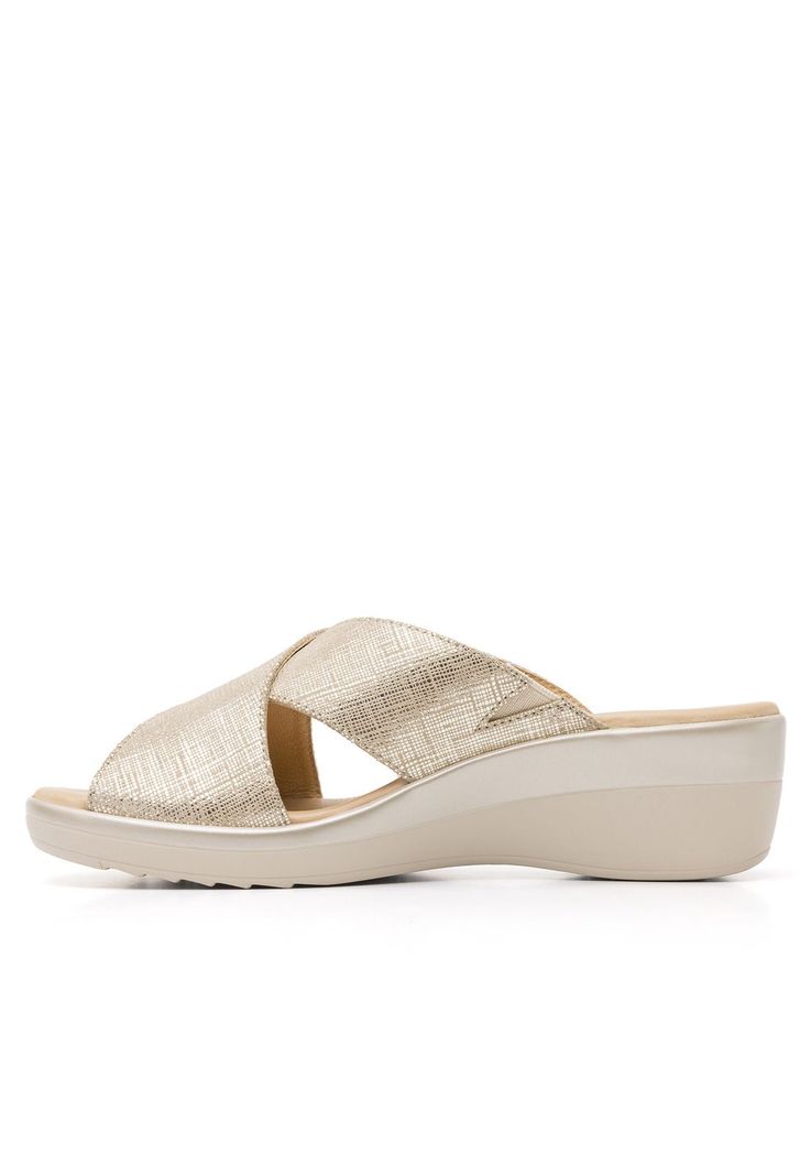 Sandalia Mujer Amapola 116011 Dorada Flexi-2