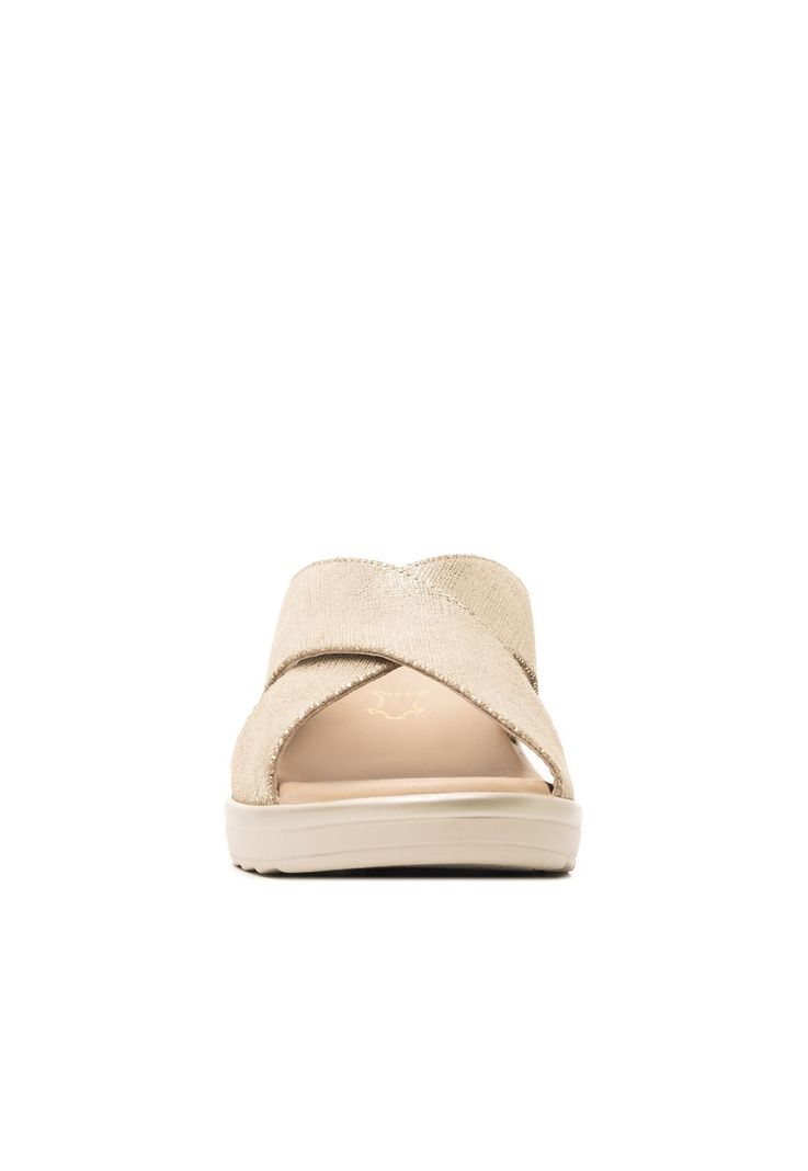 Sandalia Mujer Amapola 116011 Dorada Flexi-6