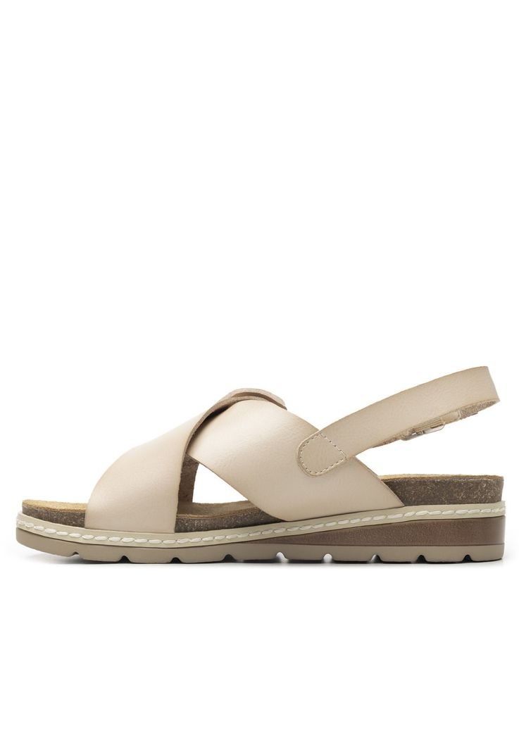 Sandalia Mujer Cassia 129501 Blanco Marfil Flexi-2