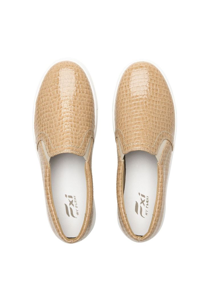 Zapatilla Mujer Lina 125403 Beige Flexi-5