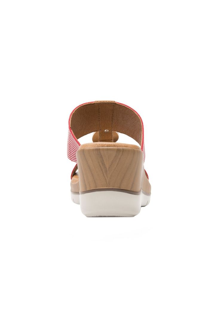 Sandalia Mujer Emily Roja Flexi-4