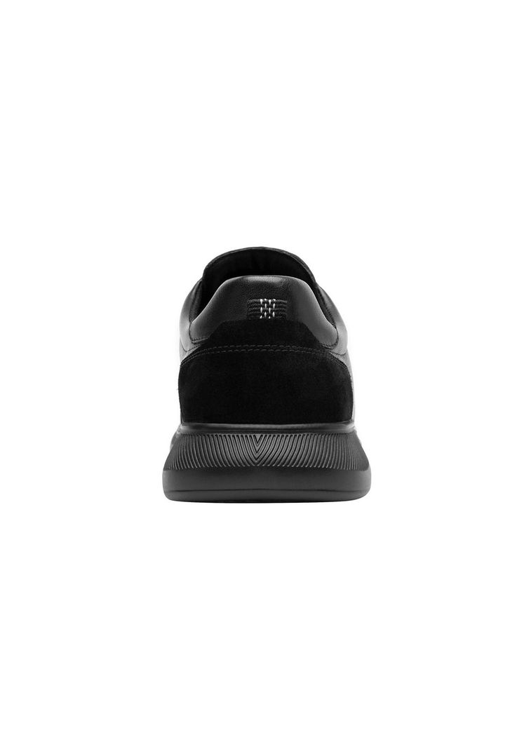 Zapatilla Hombre Cuero Hika Negro Flexi-4