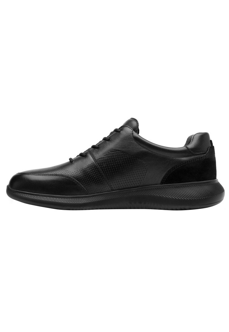 Zapatilla Hombre Cuero Hika Negro Flexi-5