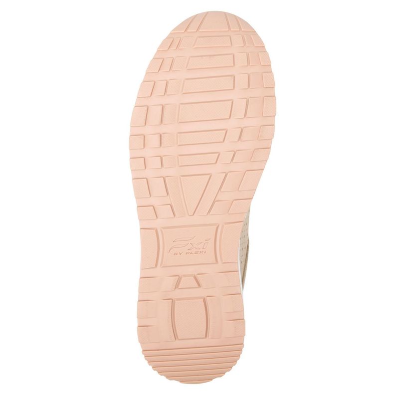 Zapatilla Mujer Cuero Atsiri Beige Flexi-6