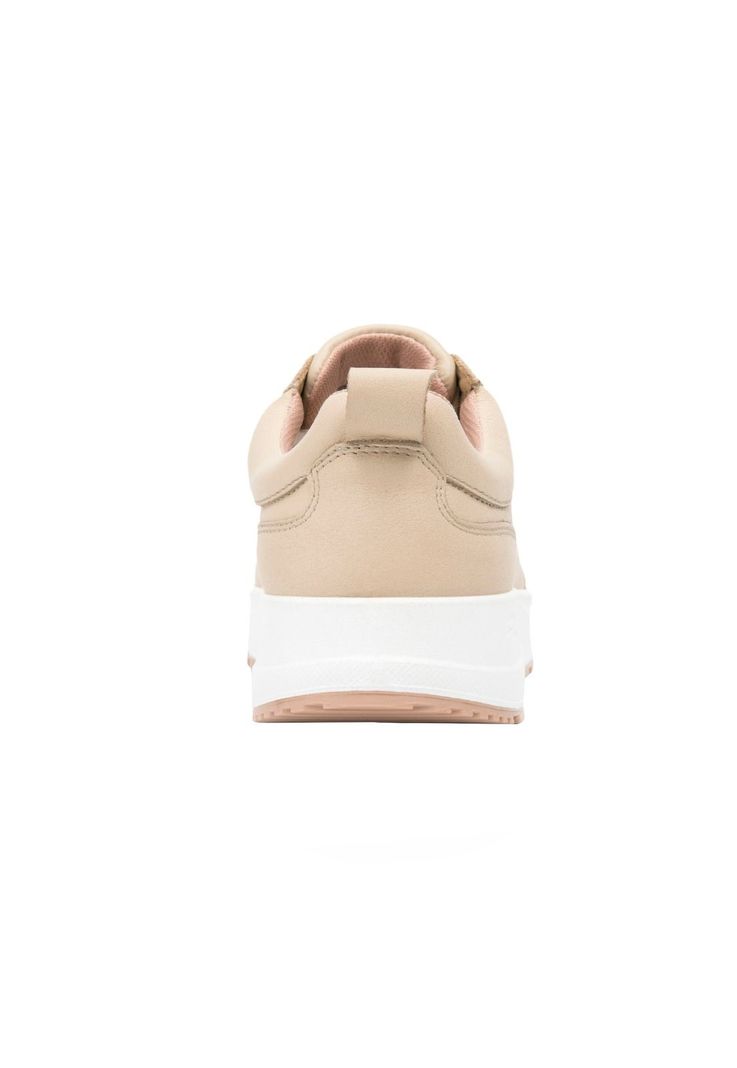 Zapatilla Mujer Cuero Atsiri Beige Flexi-3