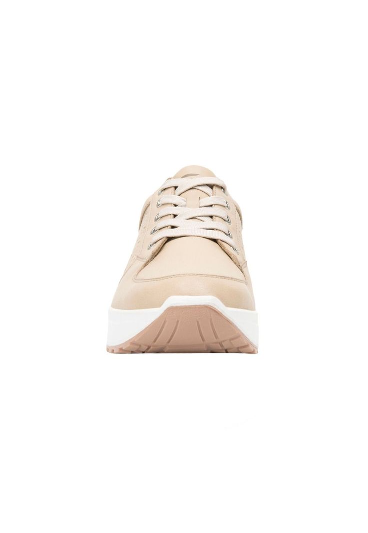 Zapatilla Mujer Cuero Atsiri Beige Flexi-4