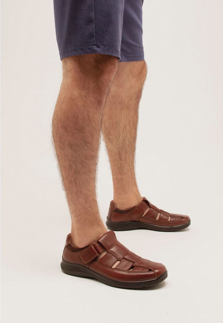 Sandalia Flexi Hombre Santiago Tan-2