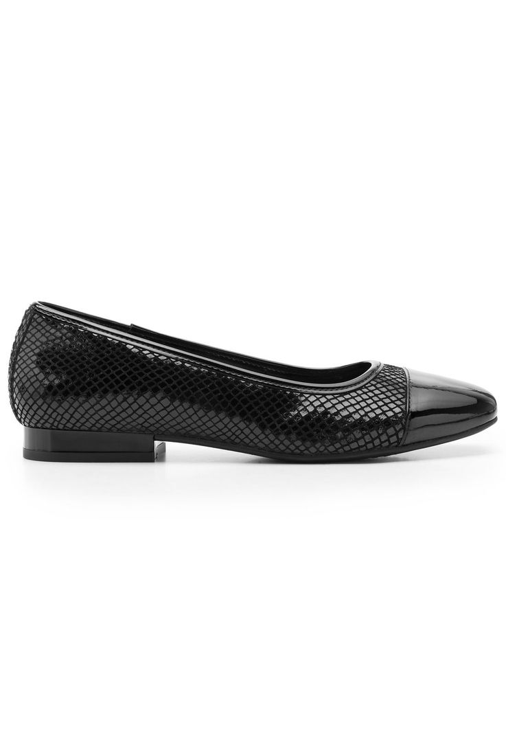 Ballerina Mujer Cuero Kirsten 119903 Negro Flexi-0