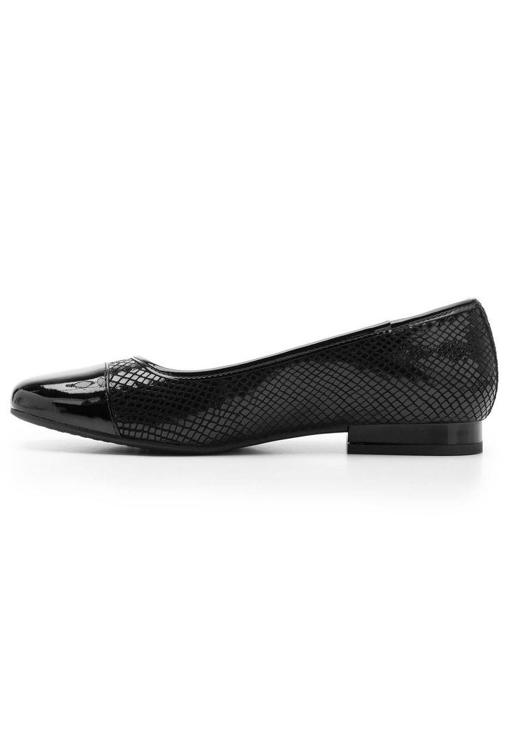 Ballerina Mujer Cuero Kirsten 119903 Negro Flexi-2