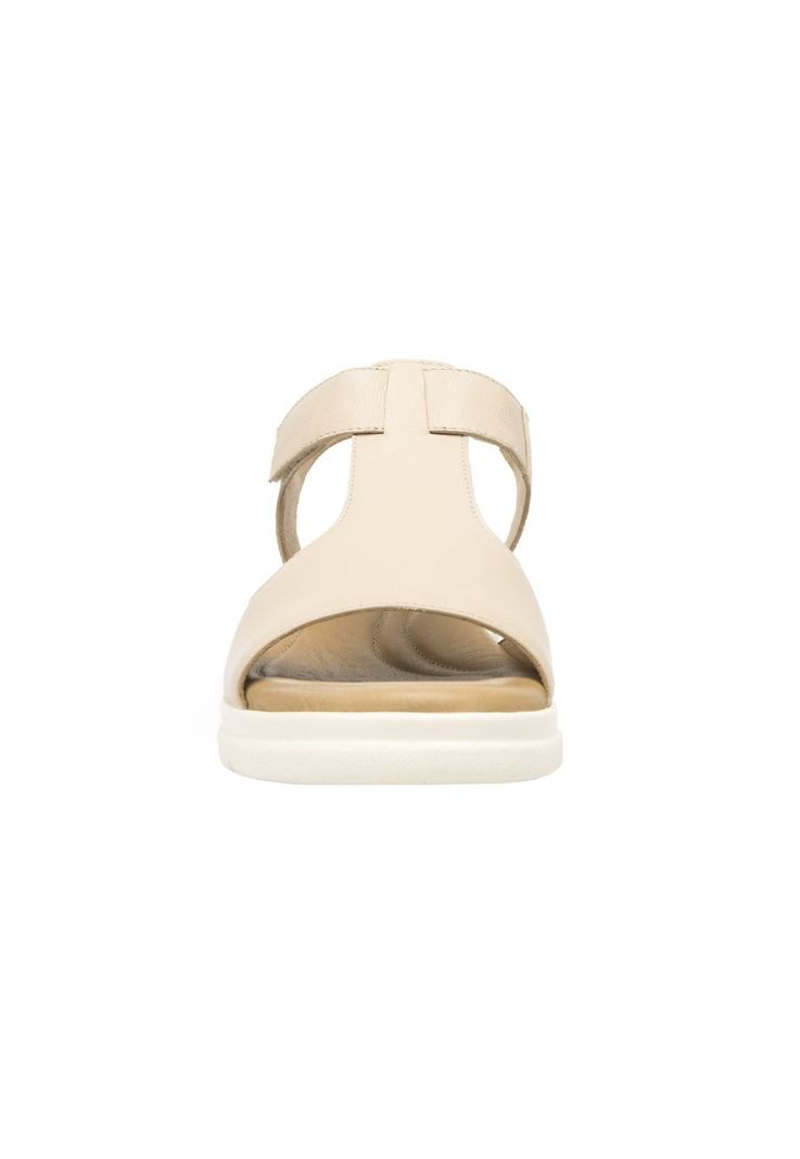 Sandalia Mujer Cuero Dariana Beige  Flexi-4