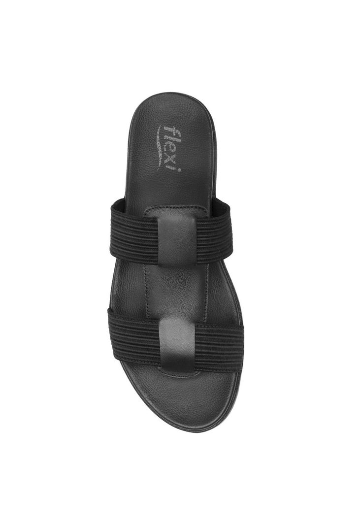 Sandalia Mujer Cuero Norah Negro Flexi-5