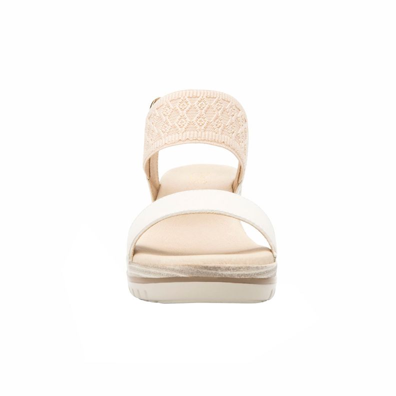 Sandalia Mujer Cuero Emily Blanco Flexi-4