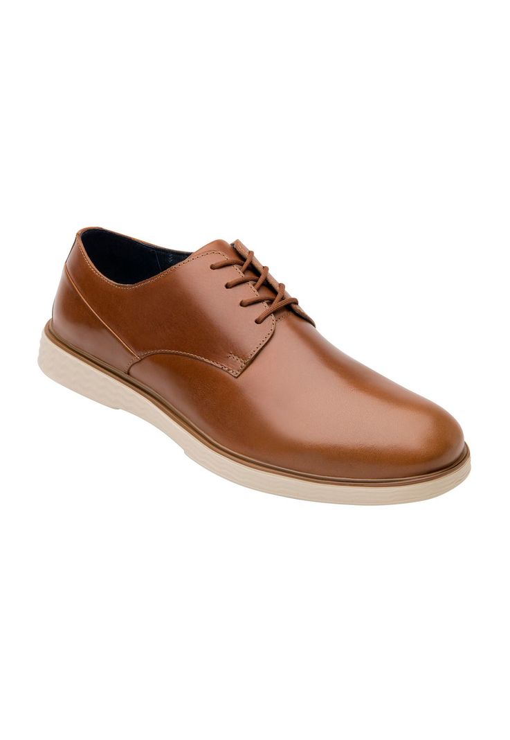 Zapato Hombre Cuero Titanium Café Flexi-0